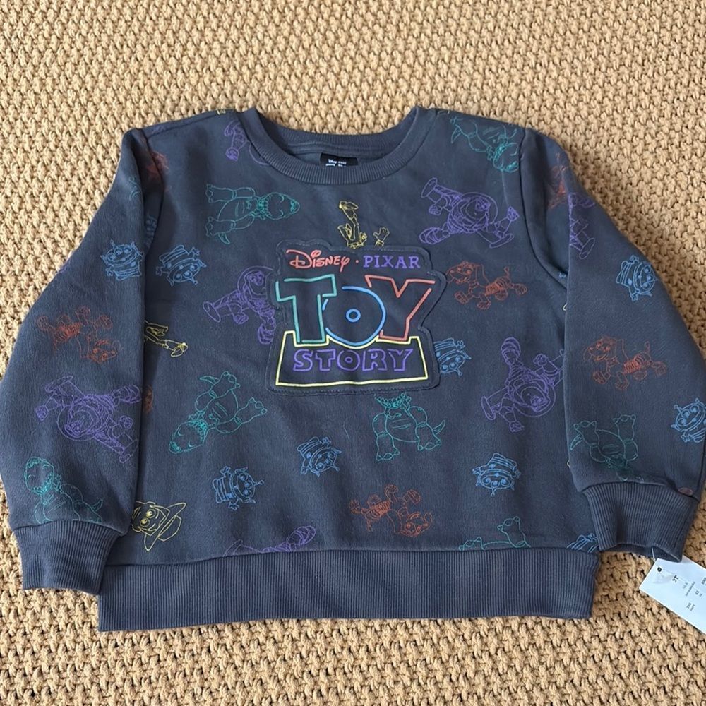 NWT Toy Story Kids Sweatshirt - Gray Size 3T